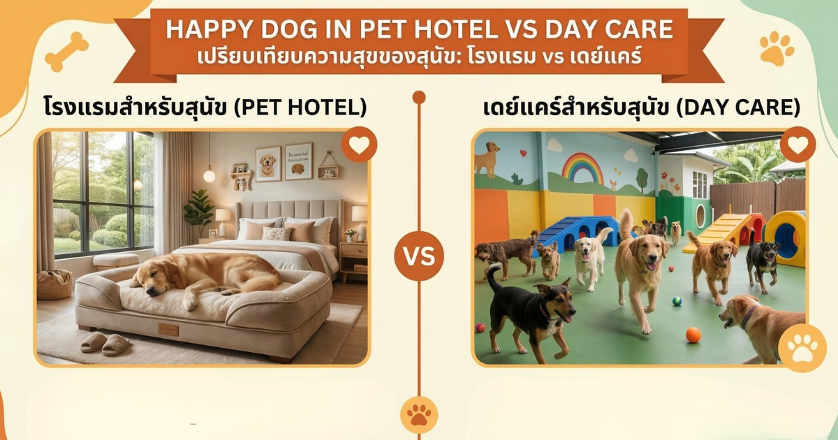 ฝากโรงแรม vs Day Care ต่างกันยังไง? เลือกแบบไหนให้ตอบโจทย์