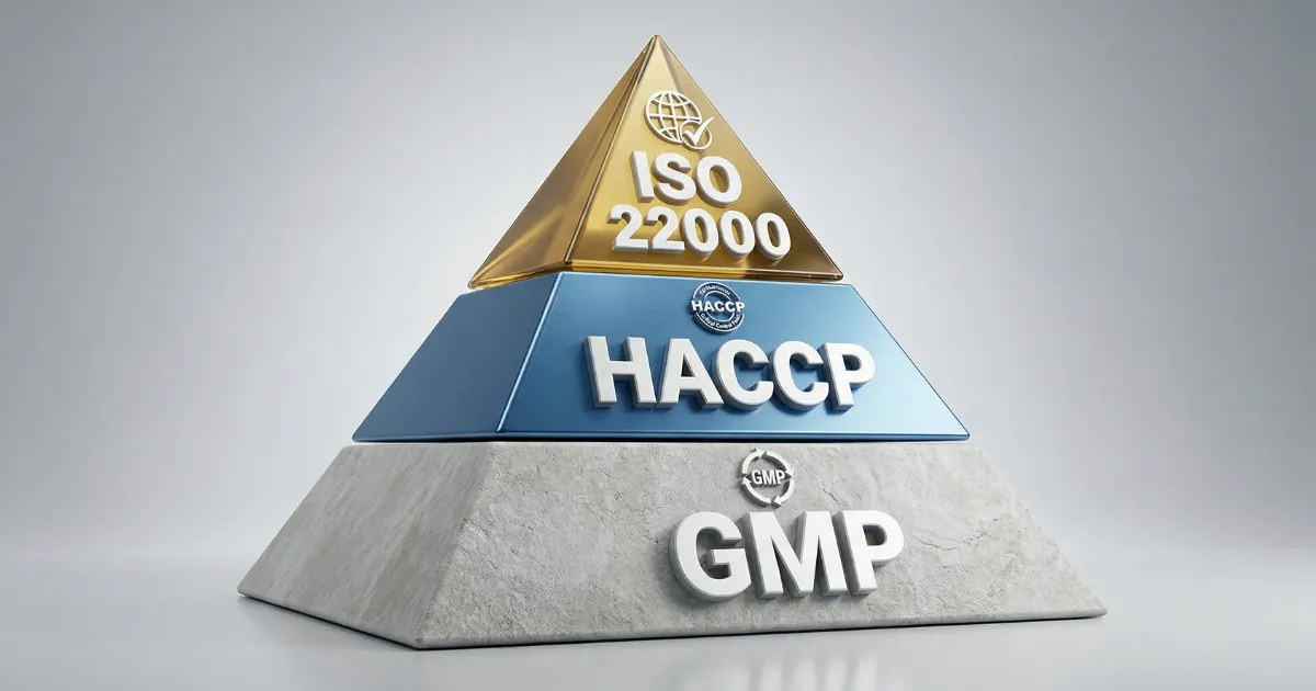 GMP vs HACCP vs ISO 22000 ต่างกันอย่างไร? มาตรฐานโรงงานอาหารสัตว์ที่ต้องรู้