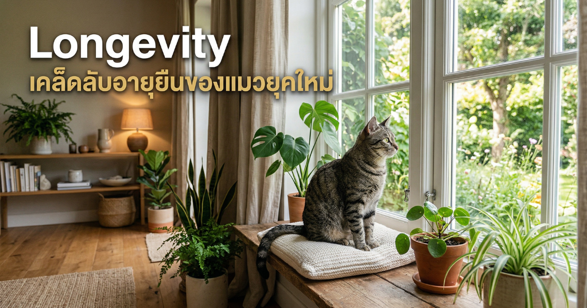 เจาะเทรนด์ Longevity กลยุทธ์ปั้นแบรนด์ให้แมวอายุยืน