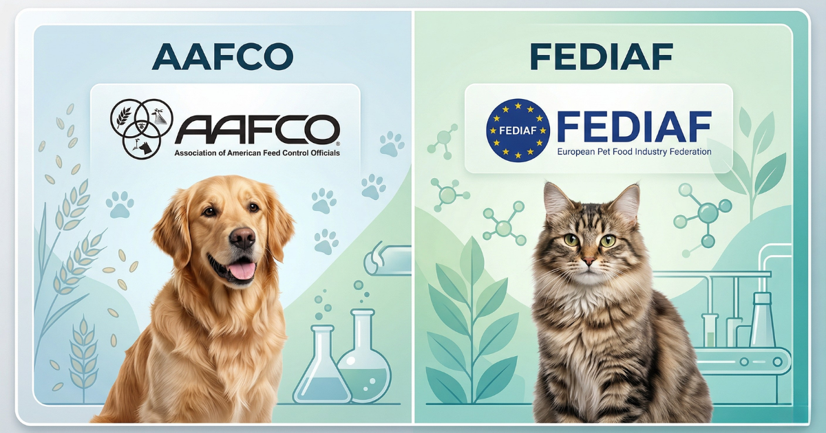 AAFCO vs FEDIAF แตกต่างกันอย่างไร? คู่มือผู้ผลิตอาหารสัตว์ไทย
