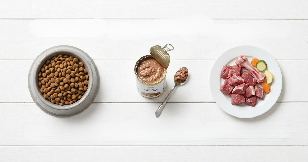 Raw Food vs อาหารเม็ด vs อาหารเปียก เลือกแบบไหนดีสำหรับธุรกิจ?
